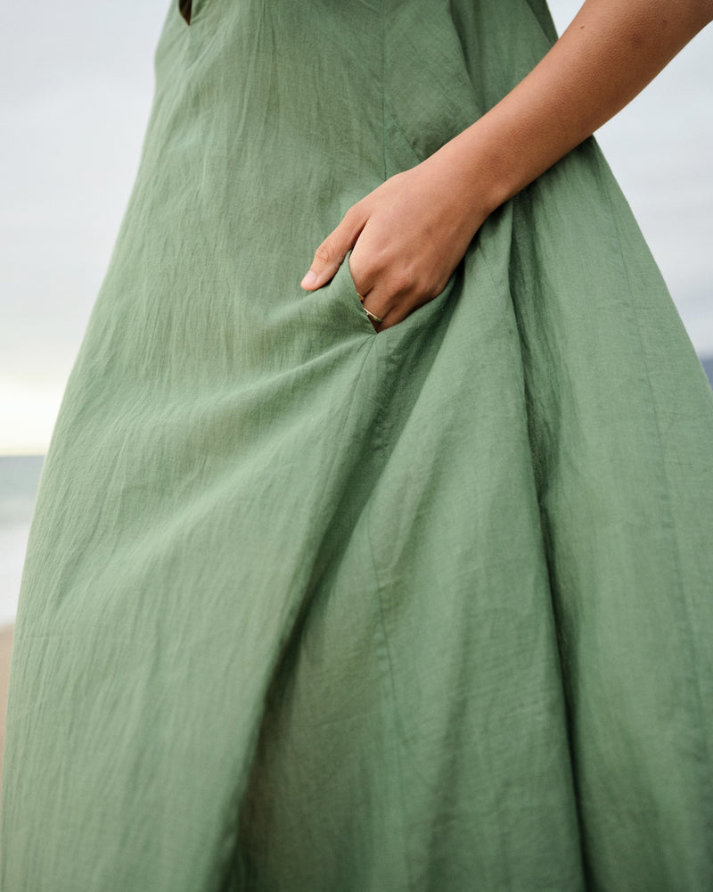 Navya Dress (Olive)