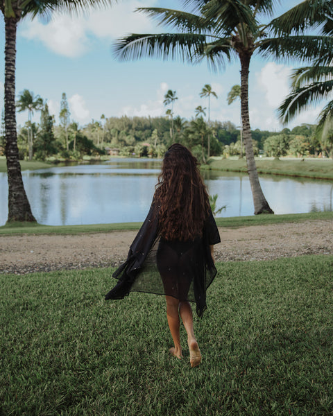 Ines Cover Up (Black) – Pondichérie